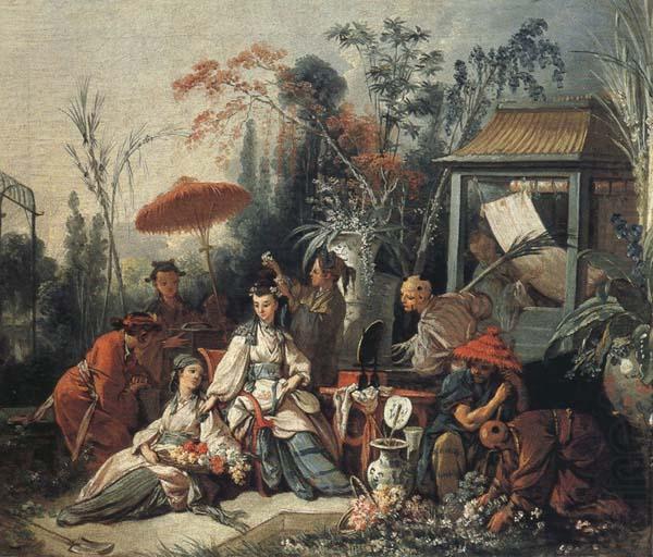 Francois Boucher The Chinese Garden china oil painting image